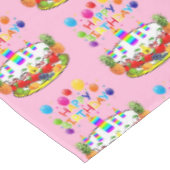 Gelukkige Verjaardag Tafelkleed Fruit Cake (Gekanteld)