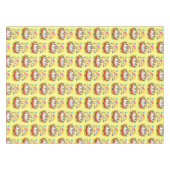 Gelukkige Verjaardag Tafelkleed Fruit Cake Monkeys (Voorkant (Horizontaal))