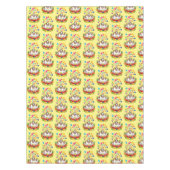 Gelukkige Verjaardag Tafelkleed Fruit Cake Monkeys (Voorkant)