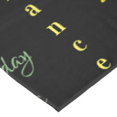 Gelukkige Verjaardag Tafelkleed Gepersonaliseerde  (Gekanteld)