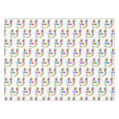 Gelukkige Verjaardag Tafelkleed Kaarsen Ballonnen (Voorkant (Horizontaal))