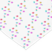 Gelukkige Verjaardag Tafelkleed Kleurrijke Sterren (Gekanteld)