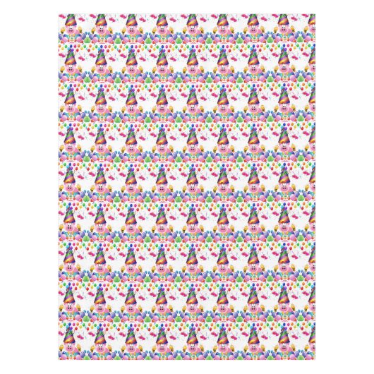 Gelukkige Verjaardag Tafelkleed Roze Varkens Bumbl (Voorkant)