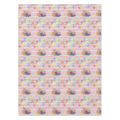 Gelukkige Verjaardag Tafelkleed Streep (Voorkant)