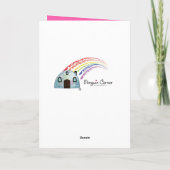 Gelukkige verjaardag Tante aan nichtje met dansend Kaart (Achterkant)