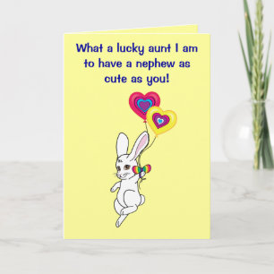 Gelukkige verjaardag tante van Nephew Kaart