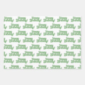 Gelukkige verjaardag  tekst feest inpakpapier vel (Voorkant 3)