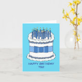 Gelukkige verjaardag Teo Kaart (Gele Bloem)