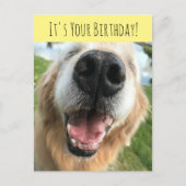 Gelukkige verjaardag ter viering van de gouden ret briefkaart (Voorkant)