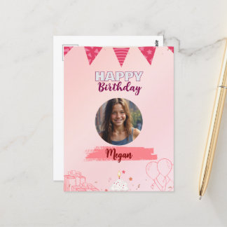 Gelukkige verjaardag tiener lieve meid briefkaart