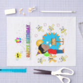 Gelukkige Verjaardag Tissue Paper Afrikaanse Jonge Tissuepapier (Craft)