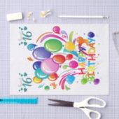 Gelukkige Verjaardag Tissue Papier Zoet Zestien (Craft)