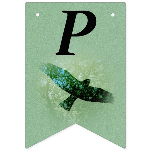 Gelukkige Verjaardag Transparant Vliegend Zwart Kr Vlaggetjes (Derde vlag)