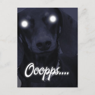 Gelukkige Verjaardag - Trick Candles - Teckel Briefkaart