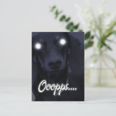 Gelukkige Verjaardag - Trick Candles - Teckel Briefkaart (Staand voorkant)