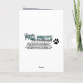 Gelukkige Verjaardag - Trick Candles - Teckel Kaart (Achterkant)