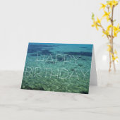 Gelukkige Verjaardag - Tropisch Paradijs - Kaart (Gele Bloem)