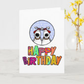 Gelukkige Verjaardag - Tweelingen Kaart (Gele Bloem)