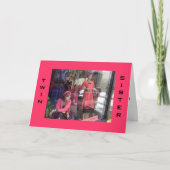 GELUKKIGE VERJAARDAG TWEELINGZUS MANNEQUIN ZEGT "S KAART (Voorkant)