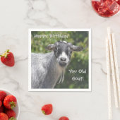 Gelukkige Verjaardag U Oude Geit Papier Servet (Insitu)