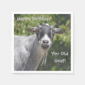 Gelukkige Verjaardag U Oude Geit Papier Servet (Voorkant)