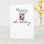 Gelukkige verjaardag uit mijn hart kaart (Gele Bloem)