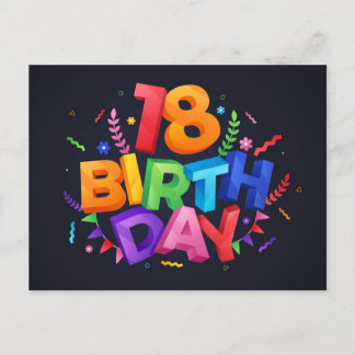 Gelukkige verjaardag uitnodiging briefkaart