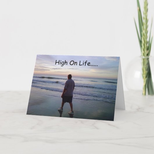 GELUKKIGE VERJAARDAG, UWE HOOGHEID KAART (Voorkant)