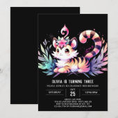 Gelukkige verjaardag van Castle Tiger Kaart (Voorkant / Achterkant)