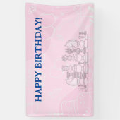 Gelukkige verjaardag van Chess Spandoek (Verticaal)