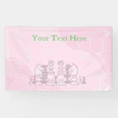 Gelukkige verjaardag van Chess Spandoek (Horizontaal)