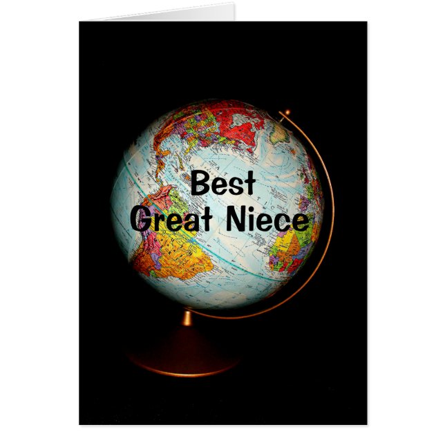 Gelukkige verjaardag van de beste nicht op aarde! (Voorkant)