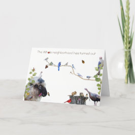 Gelukkige Verjaardag van de gehele Buurt Feestdagen Kaart