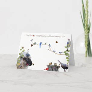 Gelukkige Verjaardag van de gehele Buurt Feestdagen Kaart