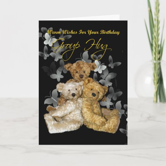 Gelukkige verjaardag van de groep kaart (Voorkant)