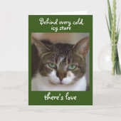 Gelukkige verjaardag van de kat kaart (Voorkant)