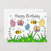 Gelukkige Verjaardag van de Natuur Briefkaart (Voorkant / Achterkant)