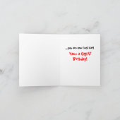 Gelukkige verjaardag van een coole kat kaart (Binnen)