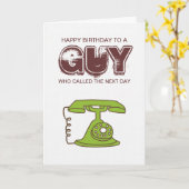 Gelukkige verjaardag van een Kaart (Gele Bloem)