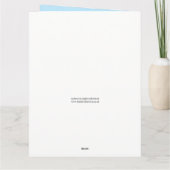 Gelukkige verjaardag van een schrijver kaart (Achterkant)