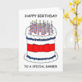 Gelukkige verjaardag van een speciale kapper kaart (Gele Bloem)