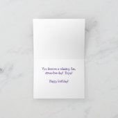 Gelukkige verjaardag van een speciale persoon bedankkaart (Binnen)