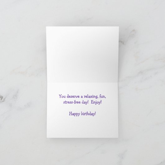 Gelukkige verjaardag van een speciale persoon bedankkaart (Binnen)