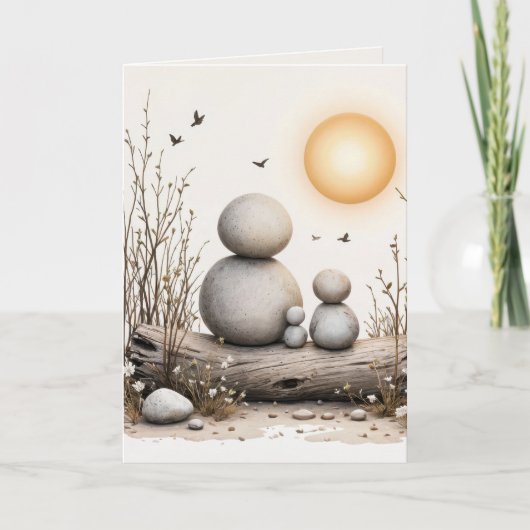 Gelukkige verjaardag van familie kaart (Voorkant)