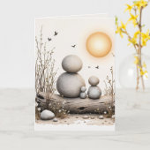 Gelukkige verjaardag van familie kaart (Gele Bloem)