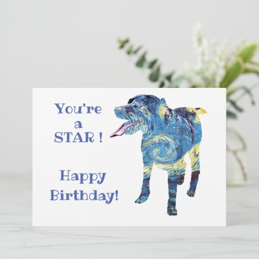 Gelukkige verjaardag, Van Gogh, (Staand voorkant)