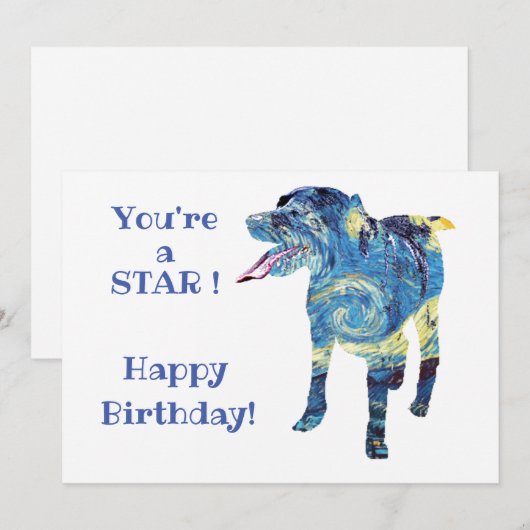 Gelukkige verjaardag, Van Gogh, (Voorkant / Achterkant)