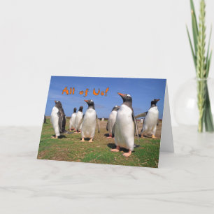 Gelukkige verjaardag van groepskaart kaart