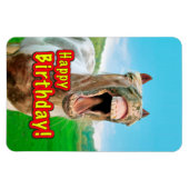 Gelukkige Verjaardag van het gelukkige paard Magneet (Horizontaal)