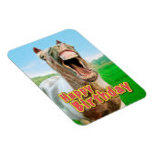 Gelukkige Verjaardag van het gelukkige paard Magneet (Rechterzijde)